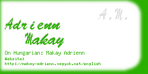 adrienn makay business card